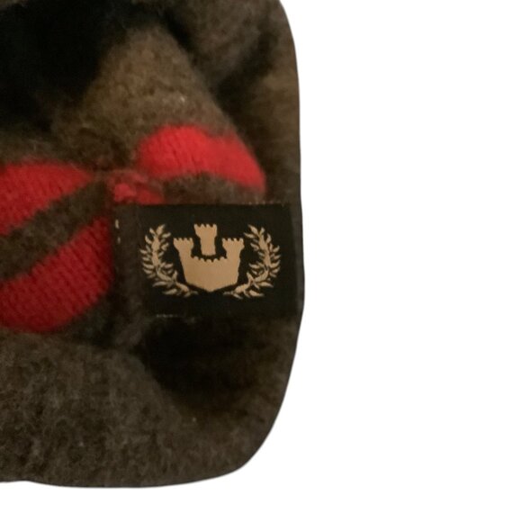 Goorin Bros. Wool Beanie Hat With Red Stripes & Pom Adult One Size - Picture 6 of 6